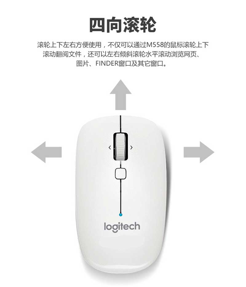 ޼LogitechM558 MACƻð칫ԱʼǱ ɫ