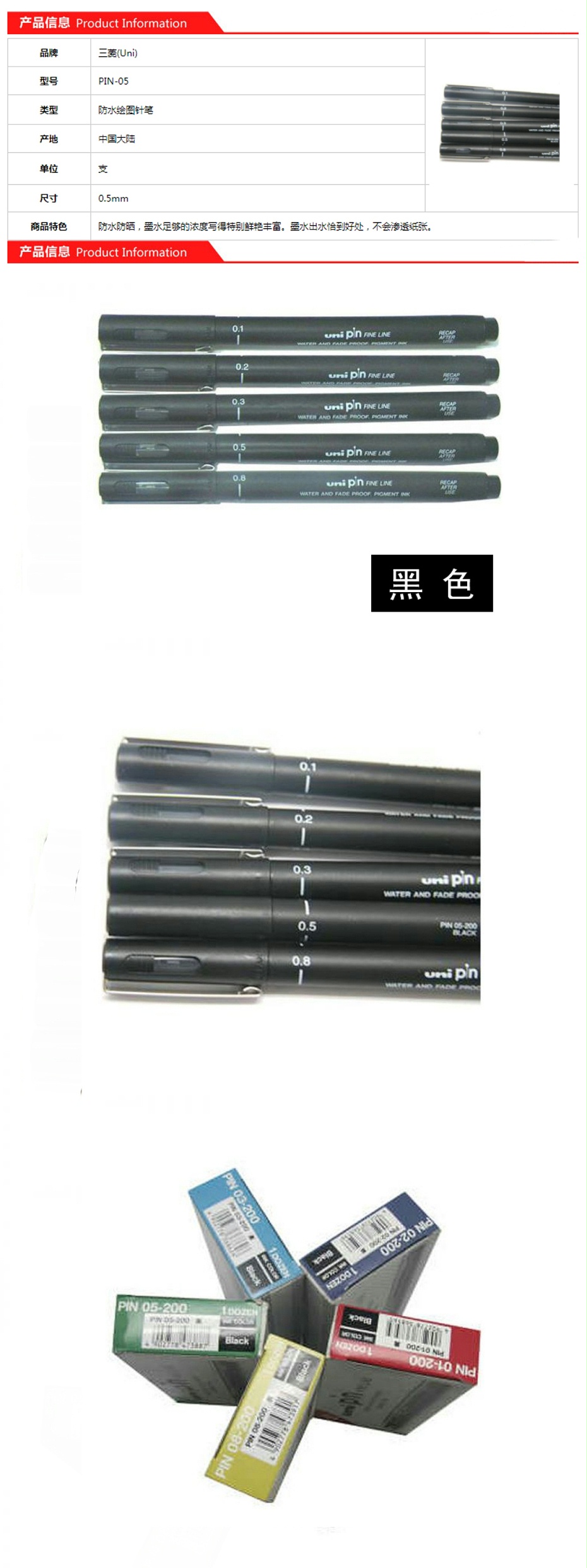  ˮͼ PIN-05 ȫ ʽ 0.5MM